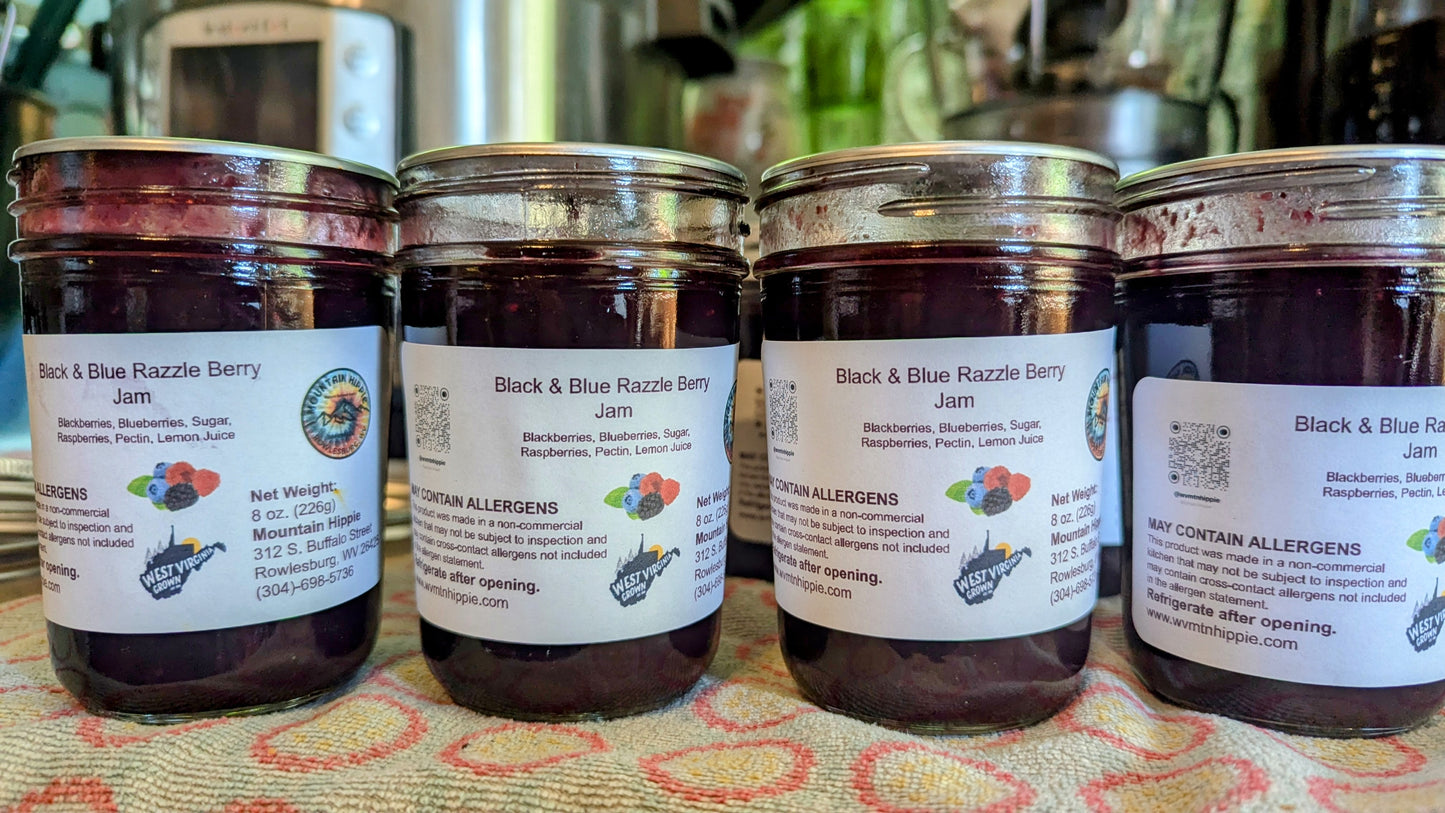 Black & Blue Razzle Berry Jam